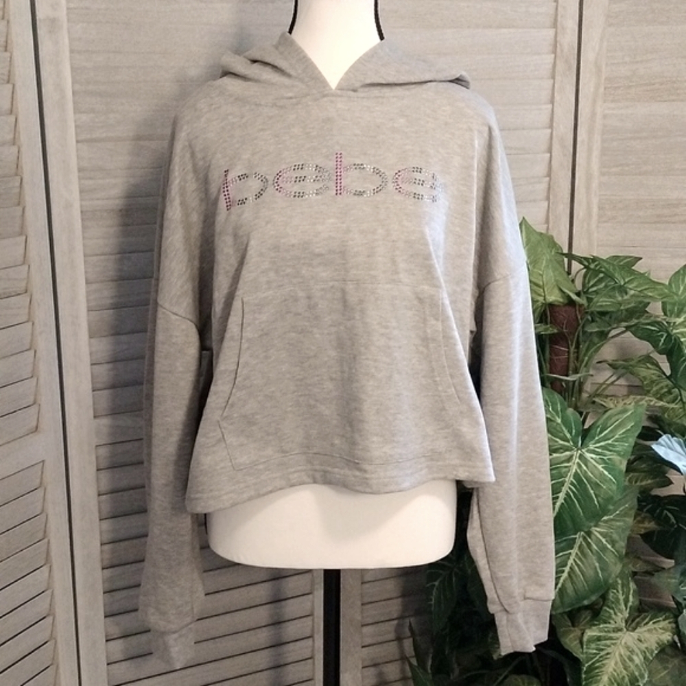 ⚜️ NWT bebe sport Cropped Hooded Sweatshirt